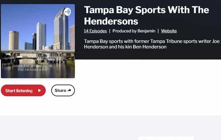 hendersons tampa bay sports