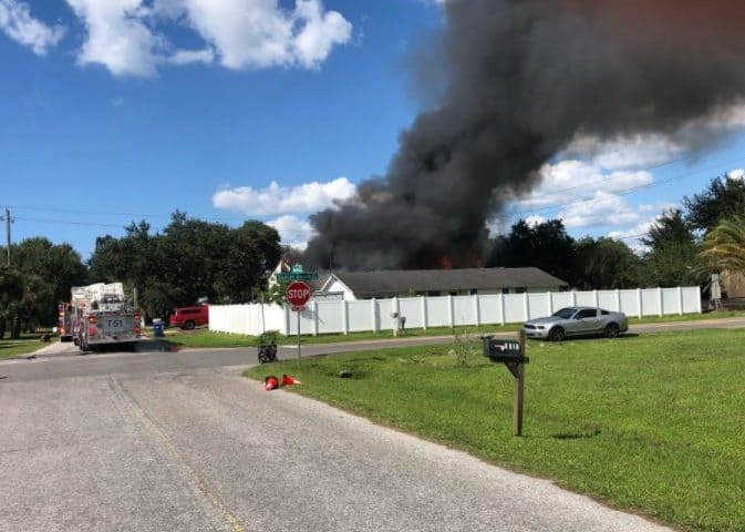 sarasota house explosion fire