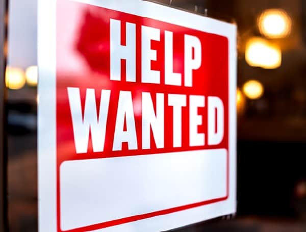 Help Wanted Sign Source: TFP Photo