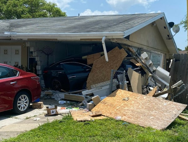 Pasco County Car Into House 1 1