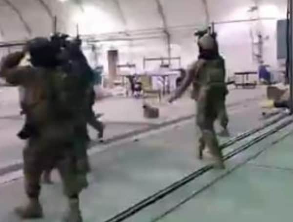 Taliban Enter American Hangar