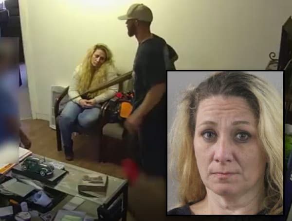 The female suspect in Saturday's crime spree was identified as 43-year old Eileen Brackin of Auburndale, was arrested after an anonymous tip to the sheriff's office.