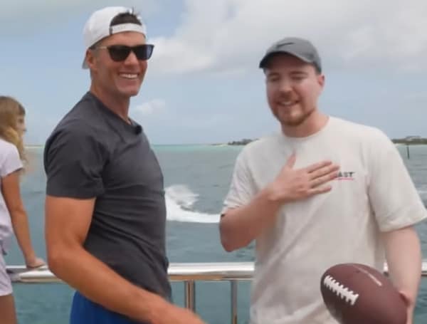 Tom Brady Hits Drone Off Top Deck of MrBeast's $300 Million Yacht