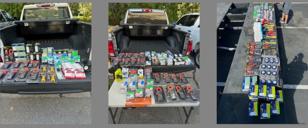 HILLSBOROUGH COUNTY, Fla. - The Hillsborough County Sheriff's Office successfully apprehended two individuals engaged in a complex retail theft operation.