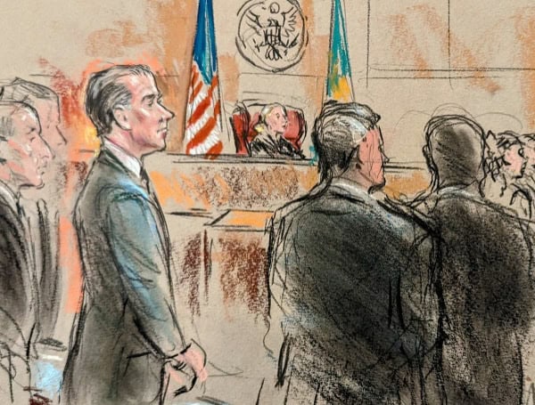 Hunter Biden Courtroom Sketch (Bill Hennessy)