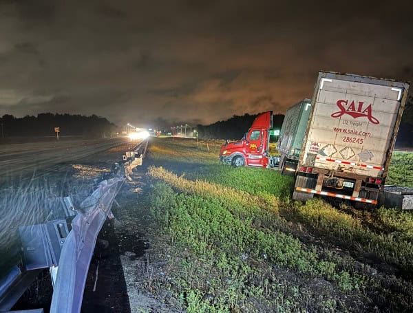 Jacksonville Truck Driver Escapes Injury In Hillsborough County I-75 Crash (FHP)