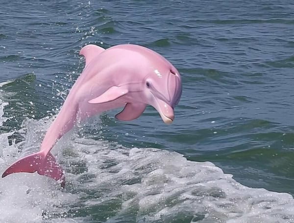 Pink Dolphin Sighting, Real Or Fake (X)