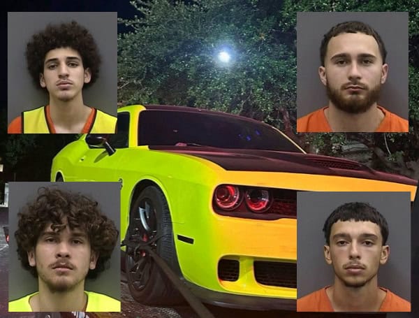 Christion Rafael Garcia, Adriel Fabian Mendez Arroyo, Rafael Edward Garcia, and Enzo Prado Oliveira (HCSO)