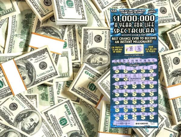 Clearwater Man Wins $1 Million From Florida Lottery Scratch-Off