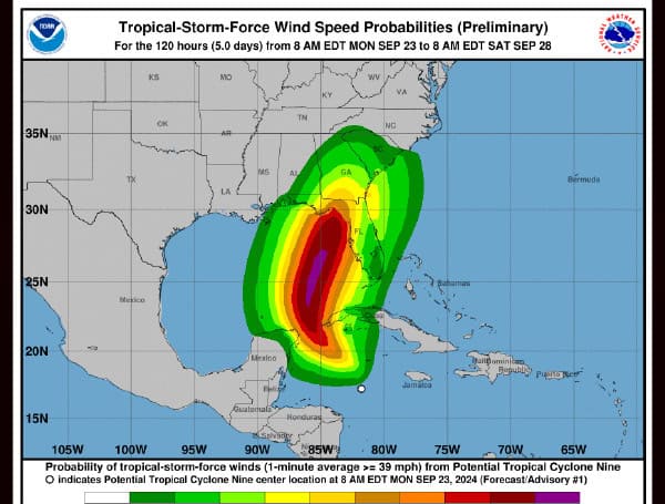 Potential Tropical Cyclone Threatens Florida's Gulf Coast