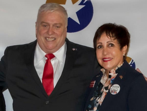 Rocky Rochford with Dr. Lisette Bonano, a Judeo-Christian and the Ambassador for Christian Women for Israel (photo courtesy of Rocky Rochford Campaign).