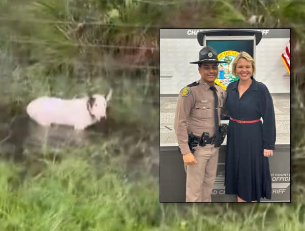 State Attorney Suzy Lopez and Trooper Orlando Morales