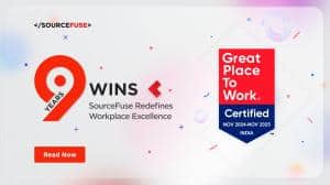 SourceFuse Achieves Prestigious Great Place to Work®   Certification for an Unprecedented 9th Consecutive Year