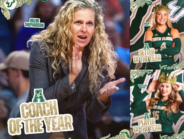 USF Volleyball Dominates American Athletic Conference Awards