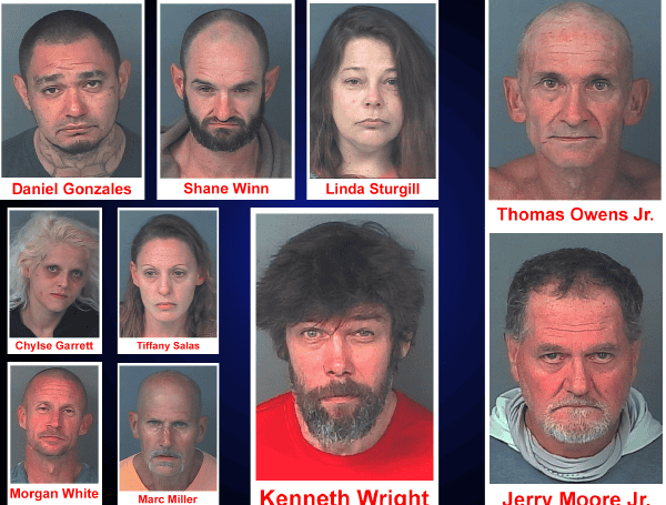 Major Drug Bust In Brooksville Nets 10 Arrests, Firearms, And Large Quantities Of Fentanyl