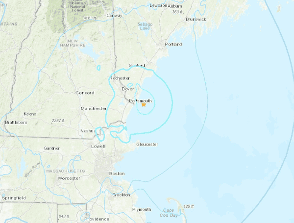 4.1 Earthquake Shakes New England Coast