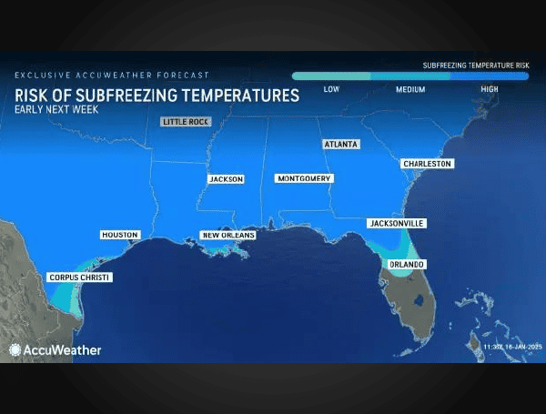 Siberian Air To Plunge Eastern US, Even Parts Of Florida, Into Deep Freeze Next Week