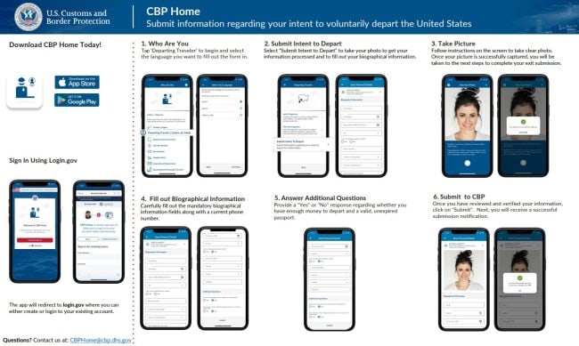 Trump Admin Launches Self-Deportation App, After Closing CBP One Border Crossing Features